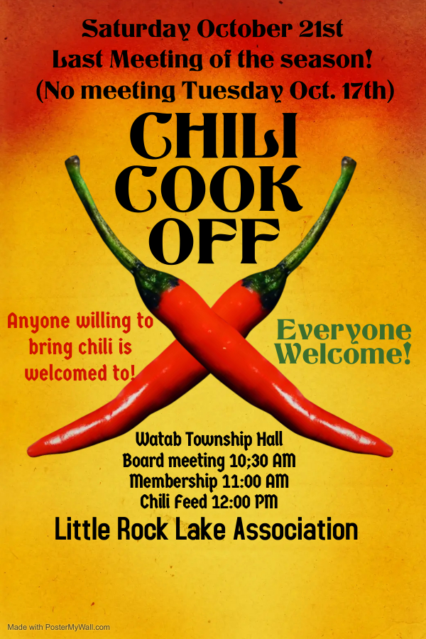 Chili Cook Off Saturday October 21st